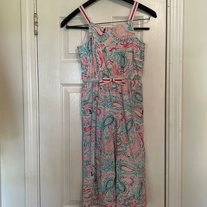 Girls Crown & Ivy Cropped Jumpsuit